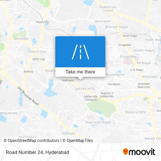 Road Number 24 map