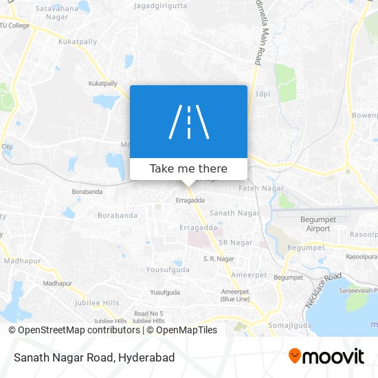 Sanath Nagar Road map