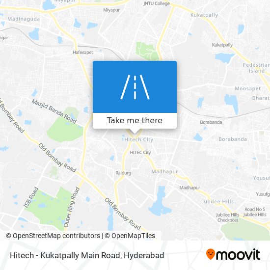 Hitech - Kukatpally Main Road map
