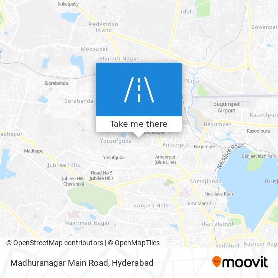 Madhuranagar Main Road map