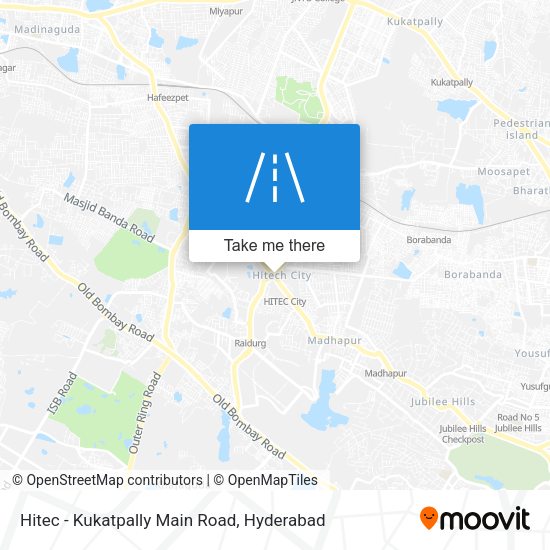 Hitec - Kukatpally Main Road map