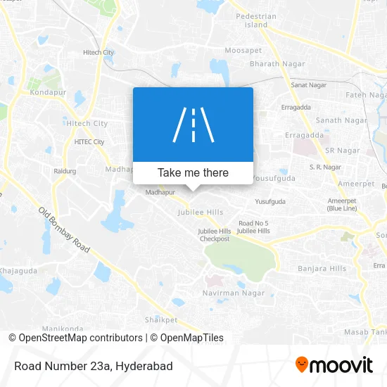 Road Number 23a map