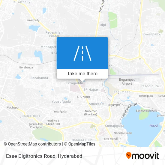Esae Digitronics Rd map