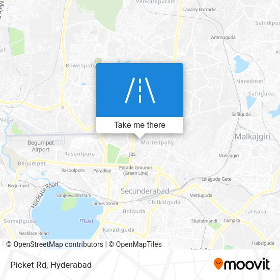 Picket Rd map