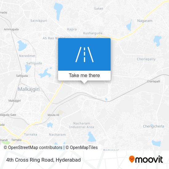 4th Cross Ring Road map