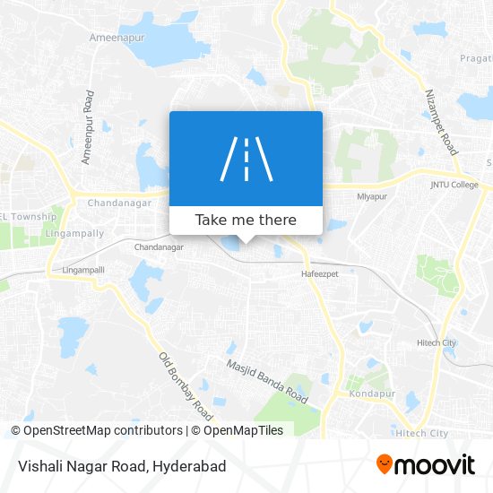 Vishali Nagar Road map