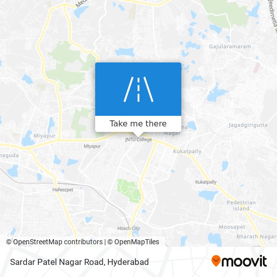 Sardar Patel Nagar Road map