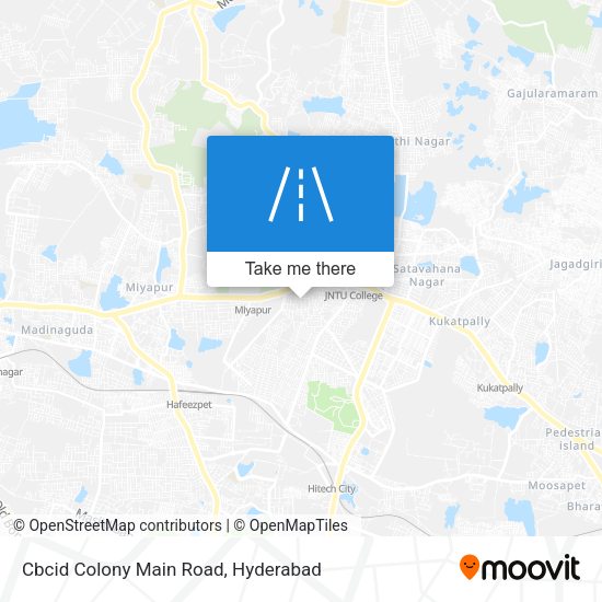 Cbcid Colony Main Road map
