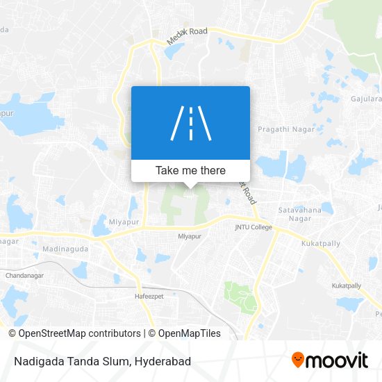 Nadigada Tanda Slum map