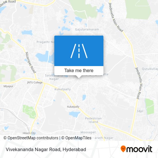 Vivekananda Nagar Road map