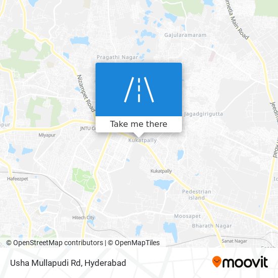 Usha Mullapudi Rd map