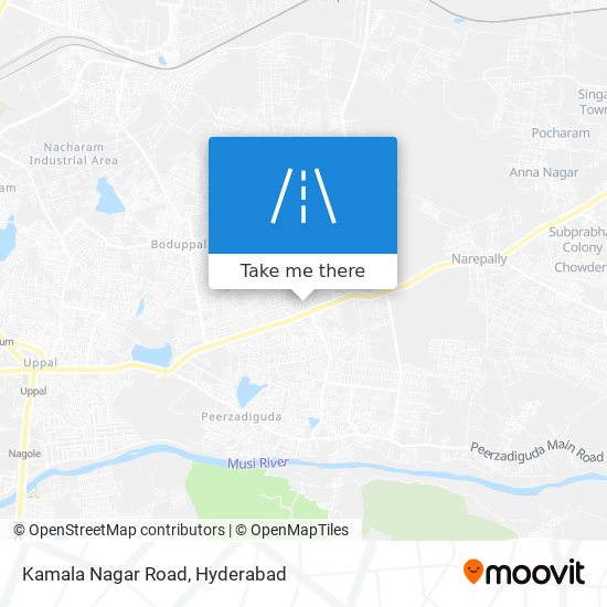 Kamala Nagar Road map