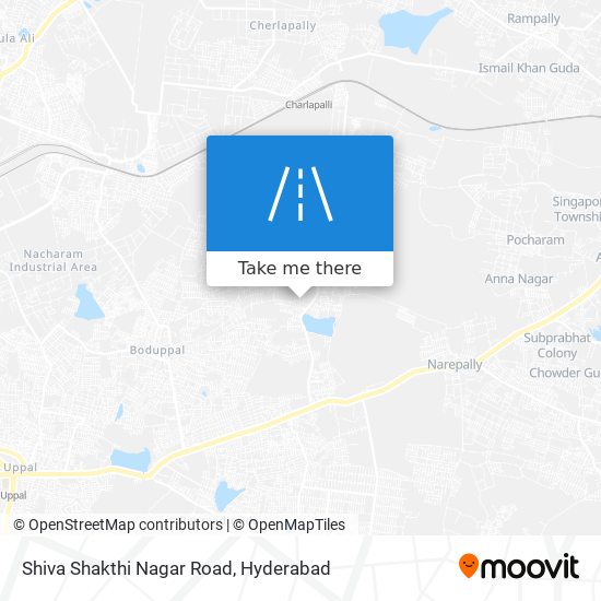 Shiva Shakthi Nagar Road map