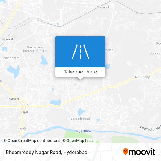 Bheemreddy Nagar Road map