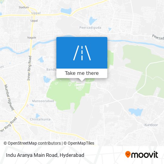 Indu Aranya Main Road map