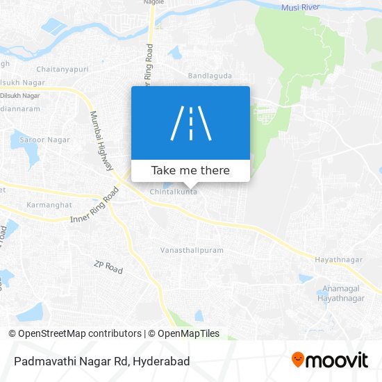 Padmavathi Nagar Rd map