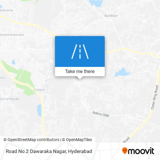 Road No.2 Dawaraka Nagar map