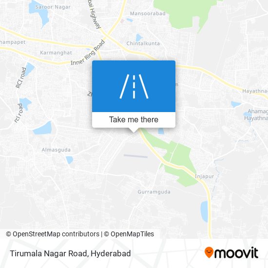 Tirumala Nagar Road map