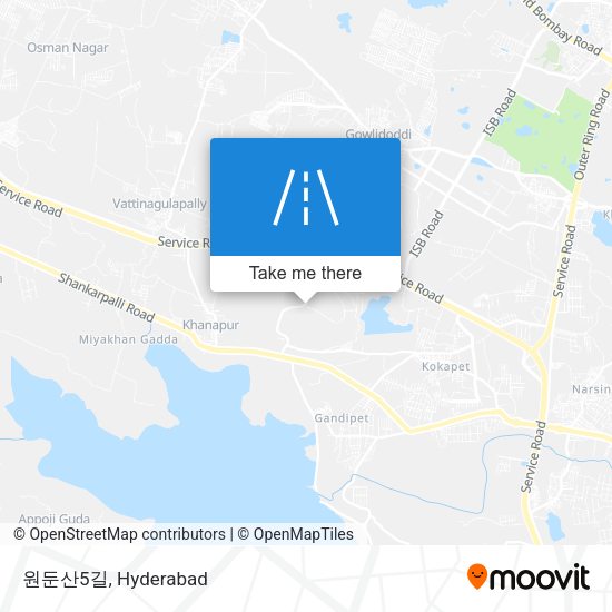 원둔산5길 map