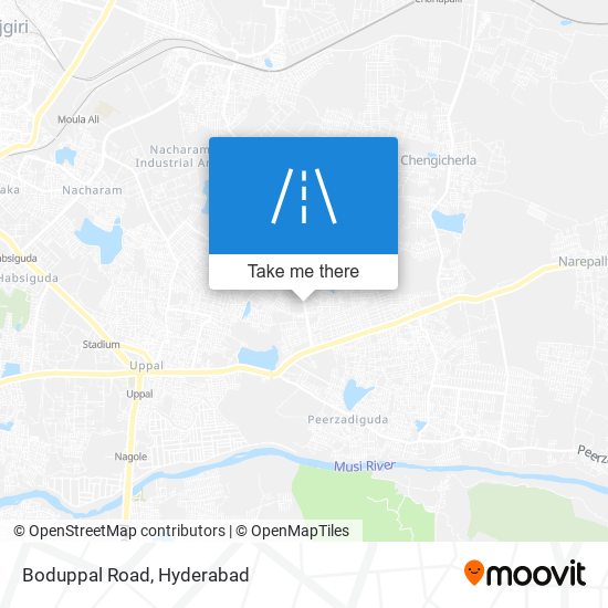Boduppal Road map