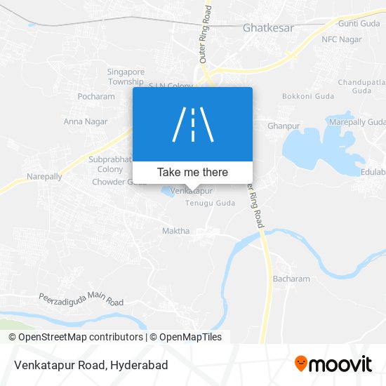 Venkatapur Road map