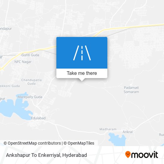 Ankshapur To Enkerriyal map