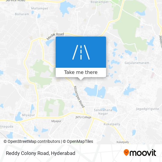 Reddy Colony Road map