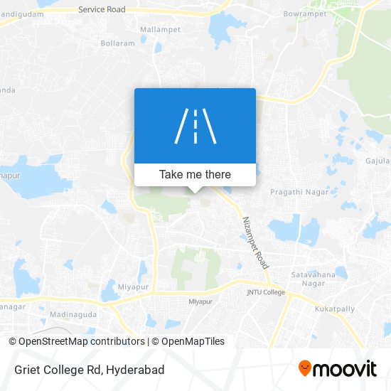 Griet College Rd map