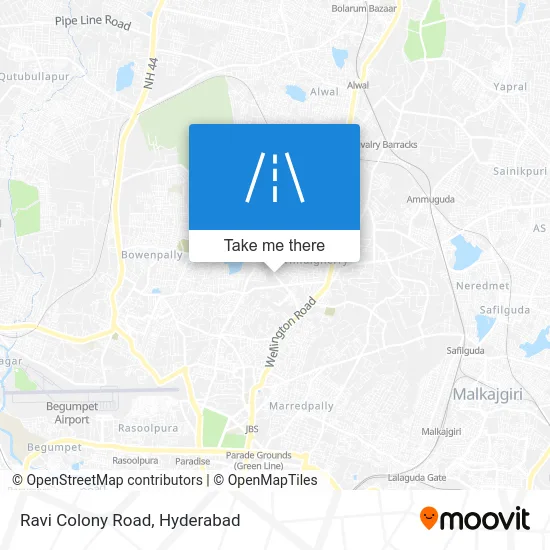 Ravi Colony Road map