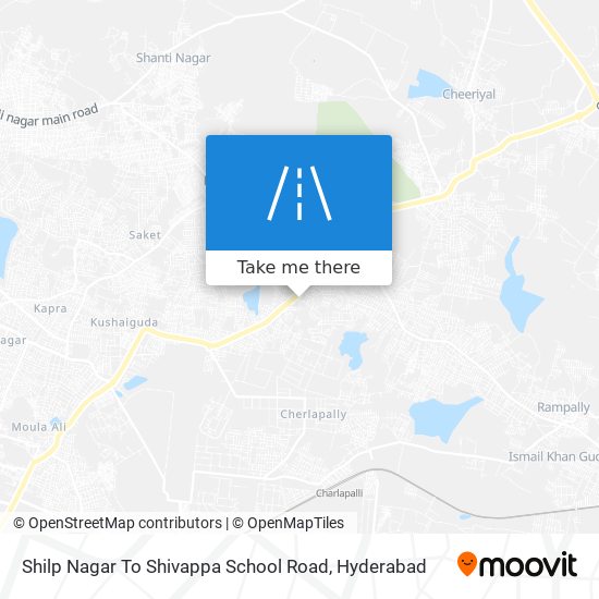 Shilp Nagar To Shivappa School Road map