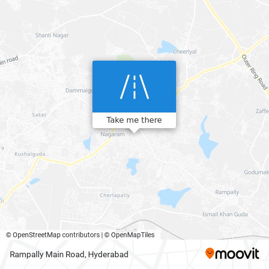 Rampally Main Road map