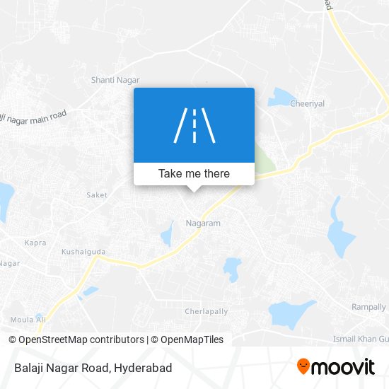 Balaji Nagar Road map