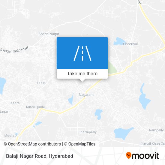 Balaji Nagar Road map