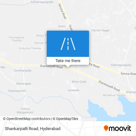 Shankarpalli Road map