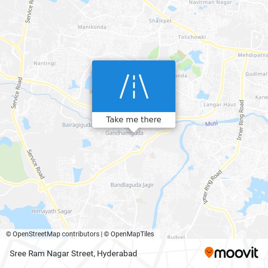 Sree Ram Nagar Street map