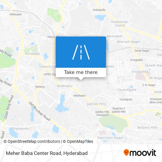 Meher Baba Center Road map