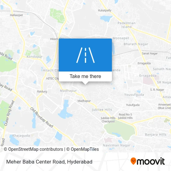 Meher Baba Center Road map