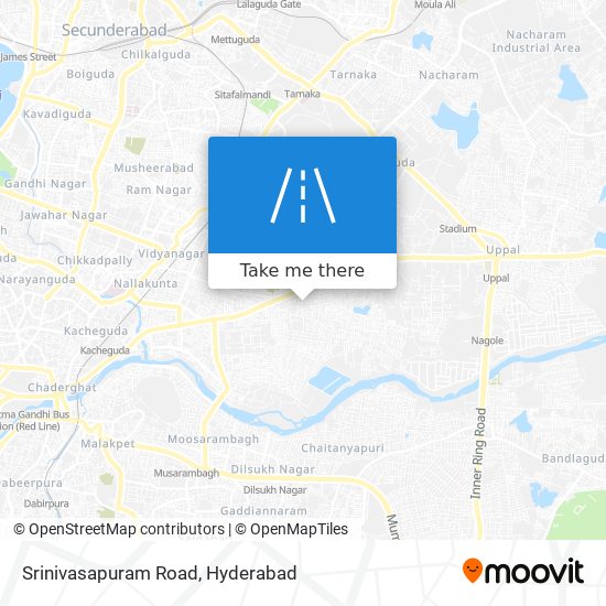 Srinivasapuram Road map