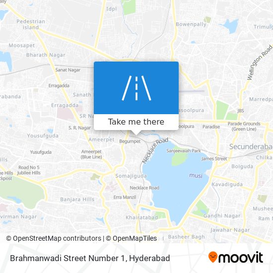 Brahmanwadi Street Number 1 map