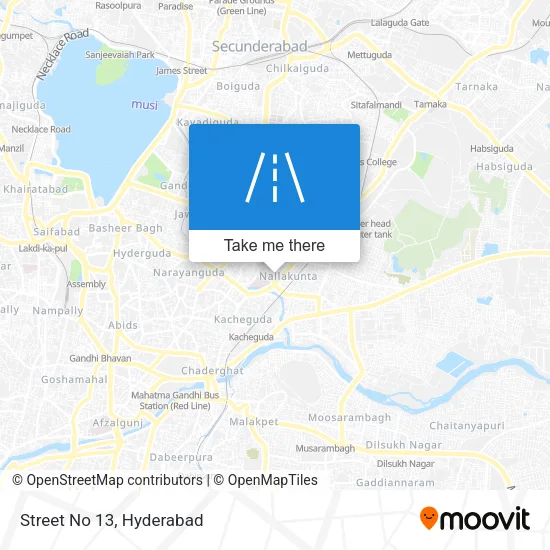 Street No 13 map