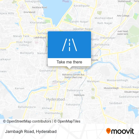 Jambagh Road map