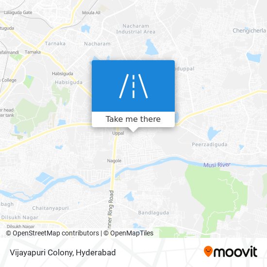 Vijayapuri Colony map