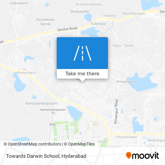 Towards Darwin School map