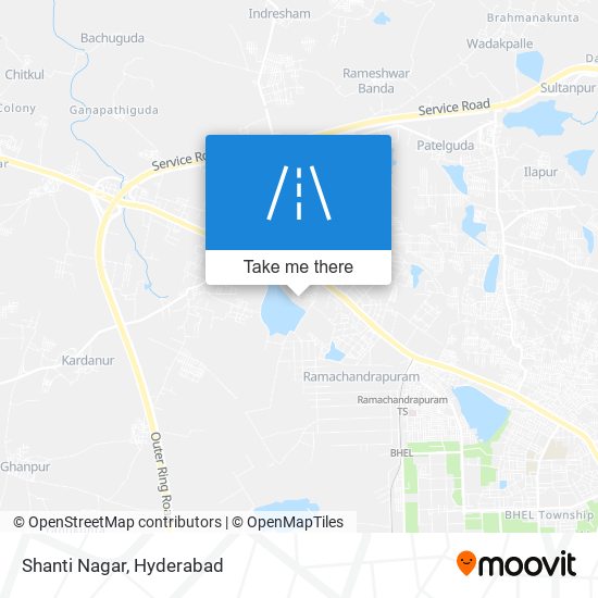 Shanti Nagar map