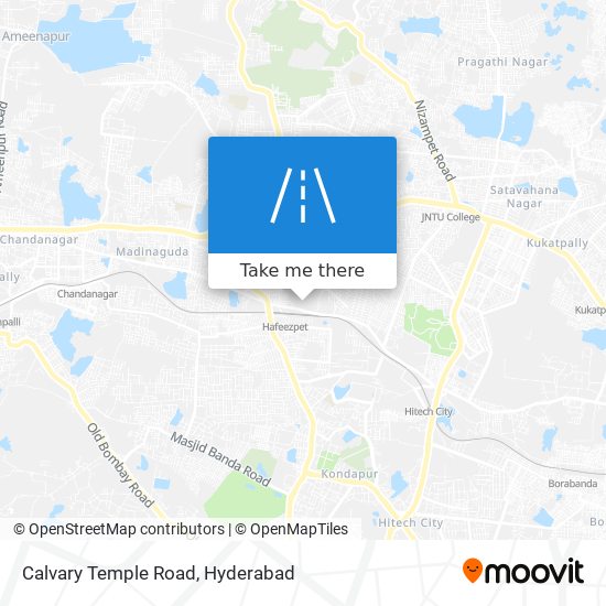 Calvary Temple Road map