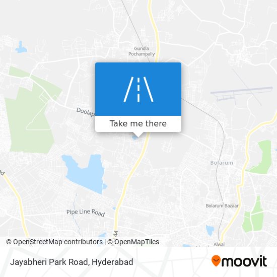 Jayabheri Park Road map