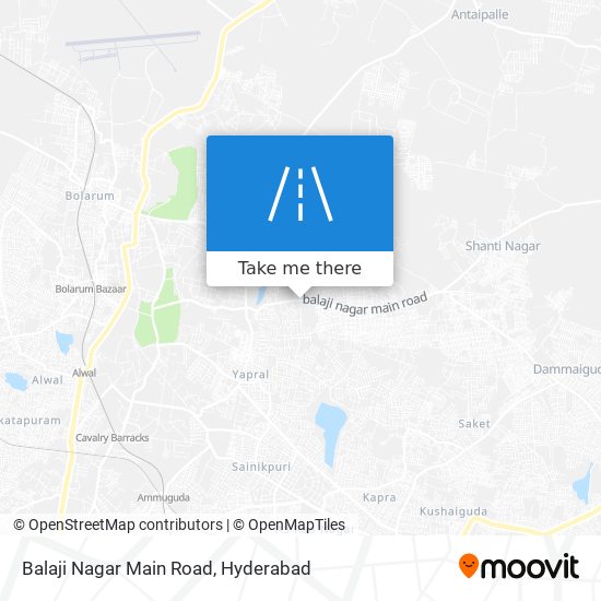 Balaji Nagar Main Road map