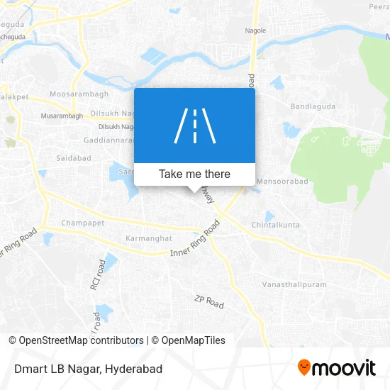 Dmart LB Nagar map