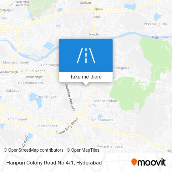 Haripuri Colony Road No.4/1 map