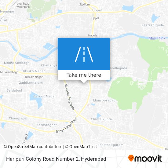 Haripuri Colony Road Number 2 map